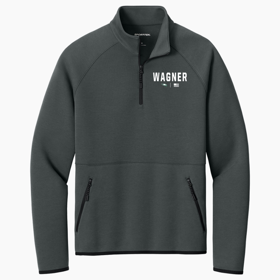 Wagner Seahawks official sideline store <span class="pdp-name-mascot">Wagner Seahawks</span> Sport-Tek Men's Contrast 1/4-Zip