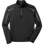 Spain Park Jaguars <span class="pdp-name-mascot">Spain Park Jaguars</span> Sport-Tek Men's Sport-Wick Stretch 1/2-Zip Colorblock Pullover Front Thumbnail