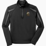CLARK HIGH SCHOOL CHARGERS <span class="pdp-name-mascot">CLARK CHARGERS</span> Sport-Tek Men's Sport-Wick Stretch 1/2-Zip Colorblock Pullover Front Thumbnail