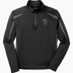Riverton Hawks Sport-Tek Men's Sport-Wick Stretch 1/2-Zip Colorblock Pullover Front Thumbnail