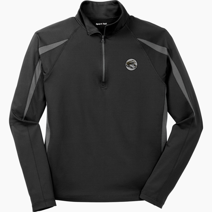 East Ridge Raptors <span class="pdp-name-mascot">East Ridge Raptors</span> Sport-Tek Men's Sport-Wick Stretch 1/2-Zip Colorblock Pullover