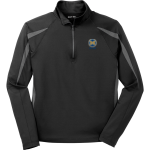 Mitchell Bluejackets <span class="pdp-name-mascot">Mitchell High School Bluejackets</span> Sport-Tek Men's Sport-Wick Stretch 1/2-Zip Colorblock Pullover Front Thumbnail