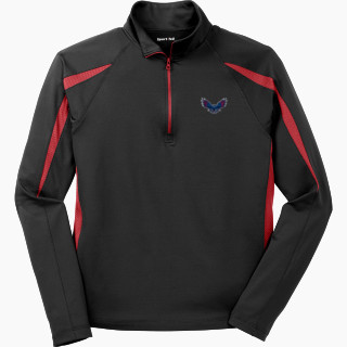 Sport-Tek Men's Sport-Wick Stretch 1/2-Zip Colorblock Pullover