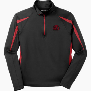 Sport-Tek Men's Sport-Wick Stretch 1/2-Zip Colorblock Pullover