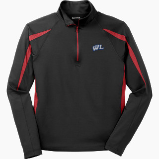 Sport-Tek Men's Sport-Wick Stretch 1/2-Zip Colorblock Pullover