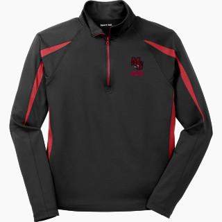 Sport-Tek Men's Sport-Wick Stretch 1/2-Zip Colorblock Pullover