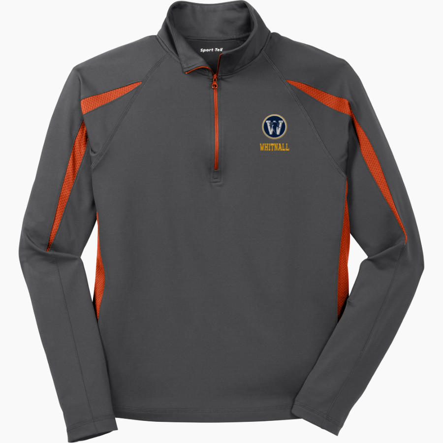 Whitnall Falcons <span class="pdp-name-mascot">Whitnall Falcons</span> Sport-Tek Men's Sport-Wick Stretch 1/2-Zip Colorblock Pullover