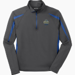 Cathedral Bears <span class="pdp-name-mascot">Cathedral High School Bears</span> Sport-Tek Men's Sport-Wick Stretch 1/2-Zip Colorblock Pullover Front Thumbnail