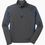 Cleveland Blue Raiders <span class="pdp-name-mascot">Cleveland Blue Raiders</span> Sport-Tek Men's Sport-Wick Stretch 1/2-Zip Colorblock Pullover Front Thumbnail