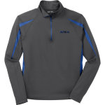 AFCA <span class="pdp-name-mascot">Afca Texas</span> Sport-Tek Men's Sport-Wick Stretch 1/2-Zip Colorblock Pullover Front Thumbnail