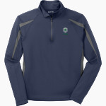 Great Oaks Academy Great Oaks Academy <span class="pdp-name-mascot">Great Oaks Academy</span> Sport-Tek Men's Sport-Wick Stretch 1/2-Zip Colorblock Pullover Front Thumbnail