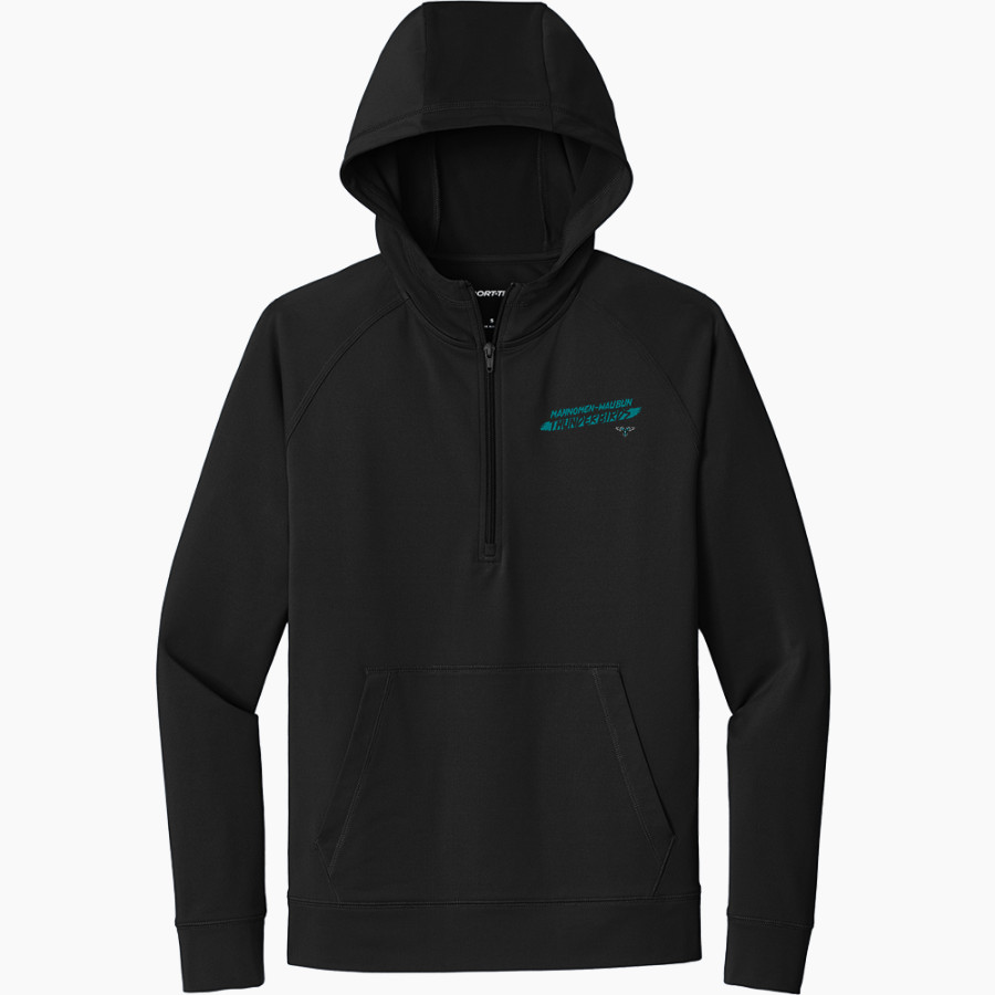 Mahnomen-Waubun THUNDERBIRDS <span class="pdp-name-mascot">Mahnomen-Waubun THUNDERBIRDS</span> Sport-Tek Men's Sport-Wick Stretch 1/2-Zip Hoodie
