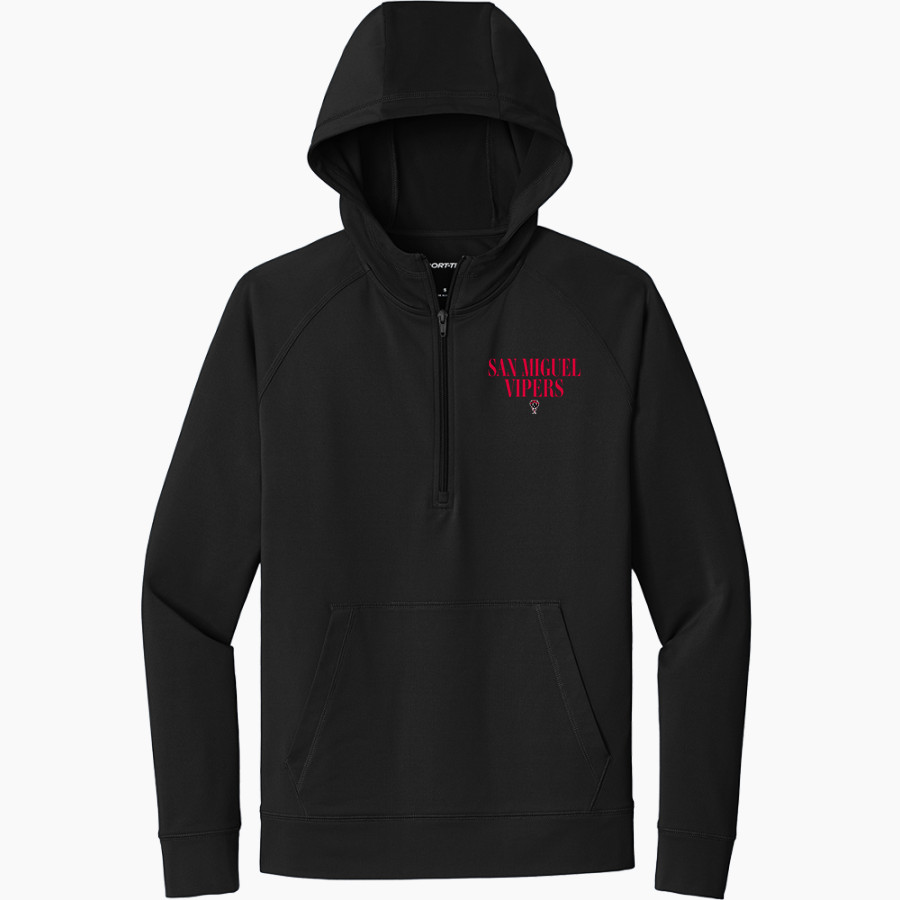 SAN MIGUEL HIGH SCHOOL VIPERS <span class="pdp-name-mascot">SAN MIGUEL VIPERS</span> Sport-Tek Men's Sport-Wick Stretch 1/2-Zip Hoodie