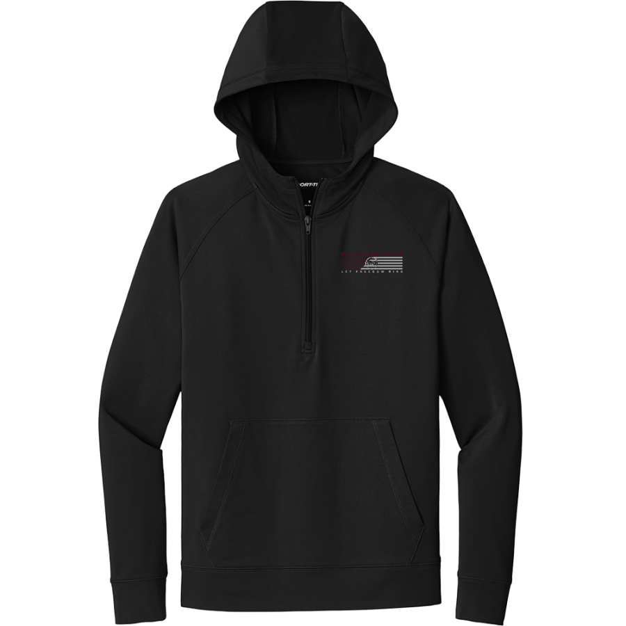 Math & Science Academy Dragons <span class="pdp-name-mascot">Math & Science Academy Dragons</span> Sport-Tek Men's Sport-Wick Stretch 1/2-Zip Hoodie