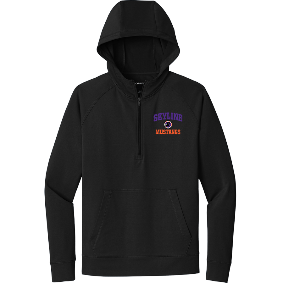 Skyline Gila River Mustangs <span class="pdp-name-mascot">Skyline Mustangs</span> Sport-Tek Men's Sport-Wick Stretch 1/2-Zip Hoodie
