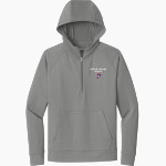 Detroit Mercy Titans Sideline Store <span class="pdp-name-mascot">UDM Titans</span> Sport-Tek Men's Sport-Wick Stretch 1/2-Zip Hoodie Front Thumbnail