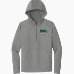 Mid-Pacific Owls <span class="pdp-name-mascot">Mid-Pacific Owls</span> Sport-Tek Men's Sport-Wick Stretch 1/2-Zip Hoodie Front Thumbnail