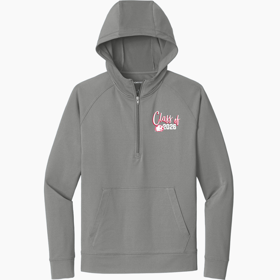 Minot State Beavers <span class="pdp-name-mascot">Minot State Beavers</span> Sport-Tek Men's Sport-Wick Stretch 1/2-Zip Hoodie