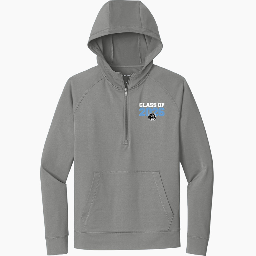 Cedar Bluffs Wildcats <span class="pdp-name-mascot">Cedar Bluffs Wildcats</span> Sport-Tek Men's Sport-Wick Stretch 1/2-Zip Hoodie