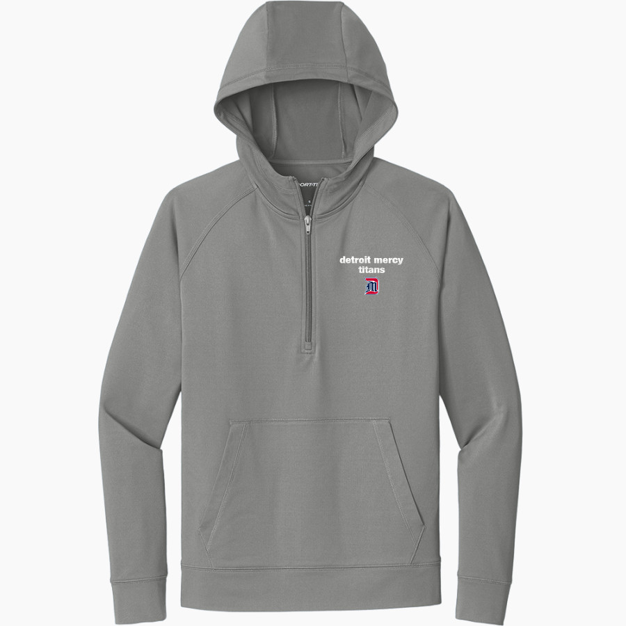 Detroit Mercy Titans Sideline Store <span class="pdp-name-mascot">UDM Titans</span> Sport-Tek Men's Sport-Wick Stretch 1/2-Zip Hoodie