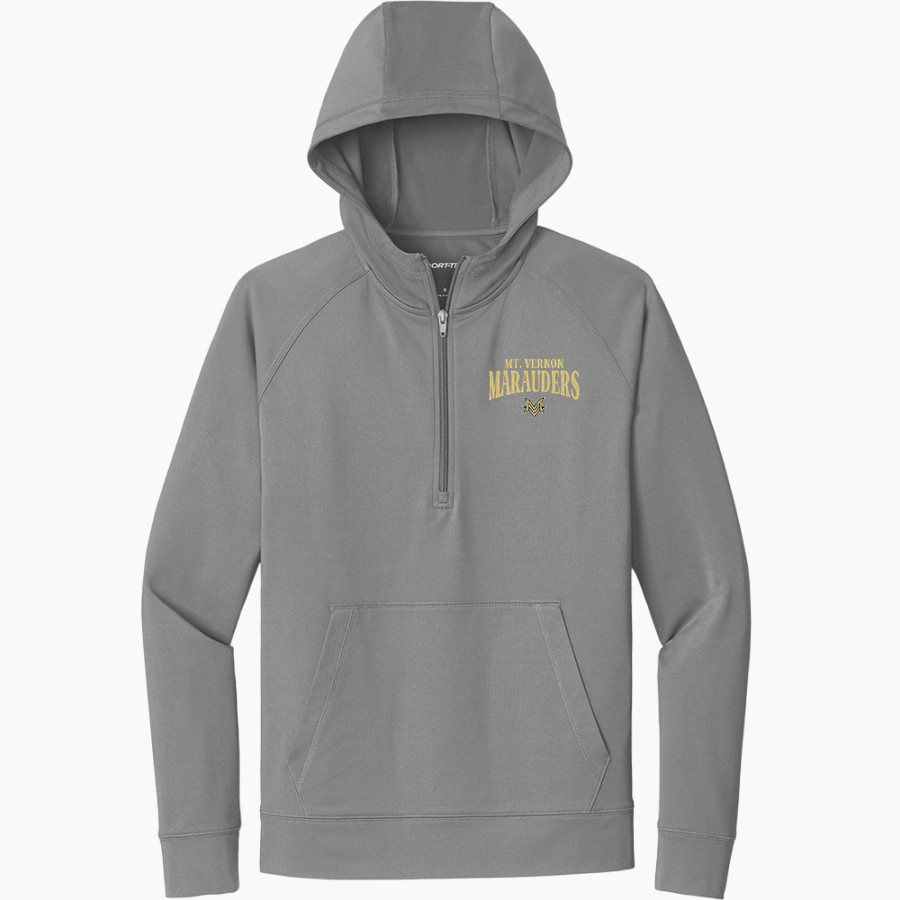 Mt Vernon Marauders Sport-Tek Men's Sport-Wick Stretch 1/2-Zip Hoodie