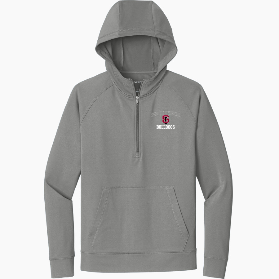 Springfield International Charter School Sport-Tek Men's Sport-Wick Stretch 1/2-Zip Hoodie