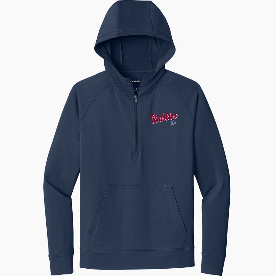Oneonta Redskins <span class="pdp-name-mascot">Oneonta Redskins</span> Sport-Tek Men's Sport-Wick Stretch 1/2-Zip Hoodie