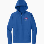 Plainfield Quakers Sport-Tek Men's Sport-Wick Stretch 1/2-Zip Hoodie Front Thumbnail