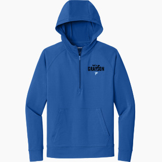 Sport-Tek Men's Sport-Wick Stretch 1/2-Zip Hoodie