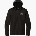 St. Cloud State University The Official Online Store <span class="pdp-name-mascot">St. Cloud State Huskies</span> Sport-Tek Men's Hooded Soft Shell Jacket Front Thumbnail