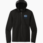 CAMBRIDGE HIGH SCHOOL BLUE JAYS Sport-Tek Men's Hooded Soft Shell Jacket Front Thumbnail