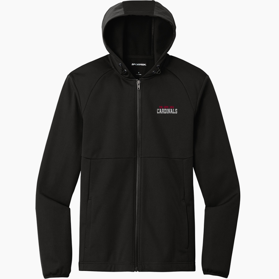 Pine Grove Area Cardinals <span class="pdp-name-mascot">Pine Grove Area Cardinals</span> Sport-Tek Men's Hooded Soft Shell Jacket