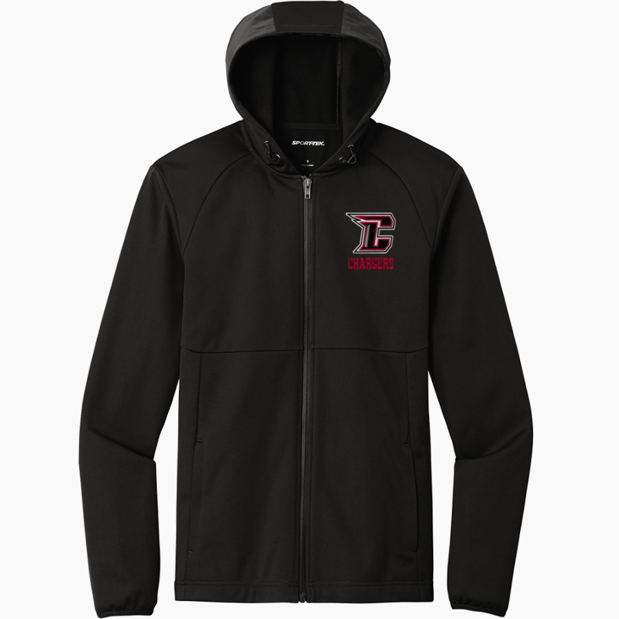 CHURCHILL HIGH SCHOOL CHARGERS <span class="pdp-name-mascot">CHURCHILL CHARGERS</span> Sport-Tek Men's Hooded Soft Shell Jacket