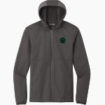 Salem University Tigers <span class="pdp-name-mascot">TIGERS</span> Sport-Tek Men's Hooded Soft Shell Jacket Front Thumbnail