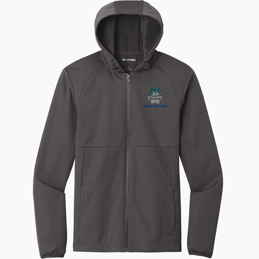 Winchester Public Schools Winchester <span class="pdp-name-mascot">Winchester Public Schools</span> Sport-Tek Men's Hooded Soft Shell Jacket