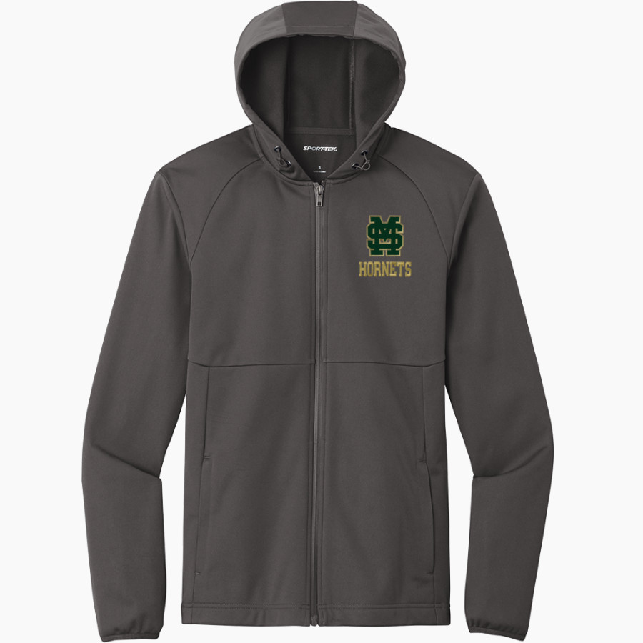 MINERAL SPRINGS HIGH SCHOOL HORNETS <span class="pdp-name-mascot">MINERAL SPRINGS HORNETS</span> Sport-Tek Men's Hooded Soft Shell Jacket