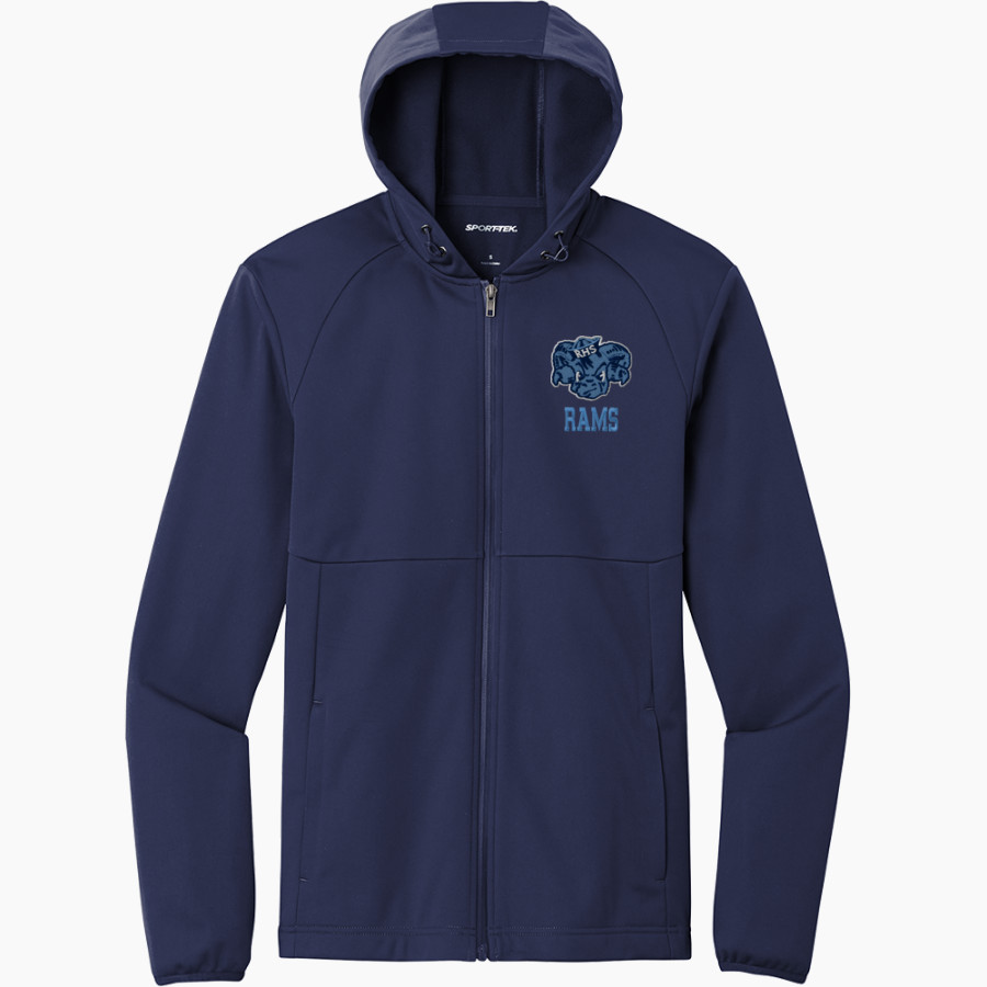 RAMONA HIGH SCHOOL RAMS <span class="pdp-name-mascot">RAMONA RAMS</span> Sport-Tek Men's Hooded Soft Shell Jacket