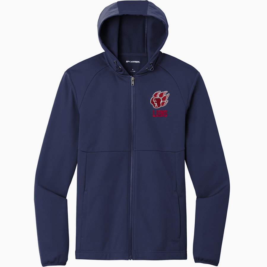 Cornerstone Lions <span class="pdp-name-mascot">Cornerstone Christian Lions</span> Sport-Tek Men's Hooded Soft Shell Jacket