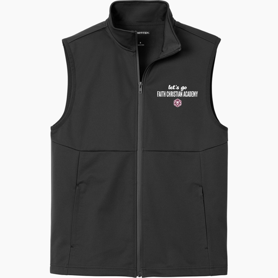 FAITH CHRISTIAN ACADEMY LIONS <span class="pdp-name-mascot">FAITH LIONS</span> Sport-Tek Men's Soft Shell Vest