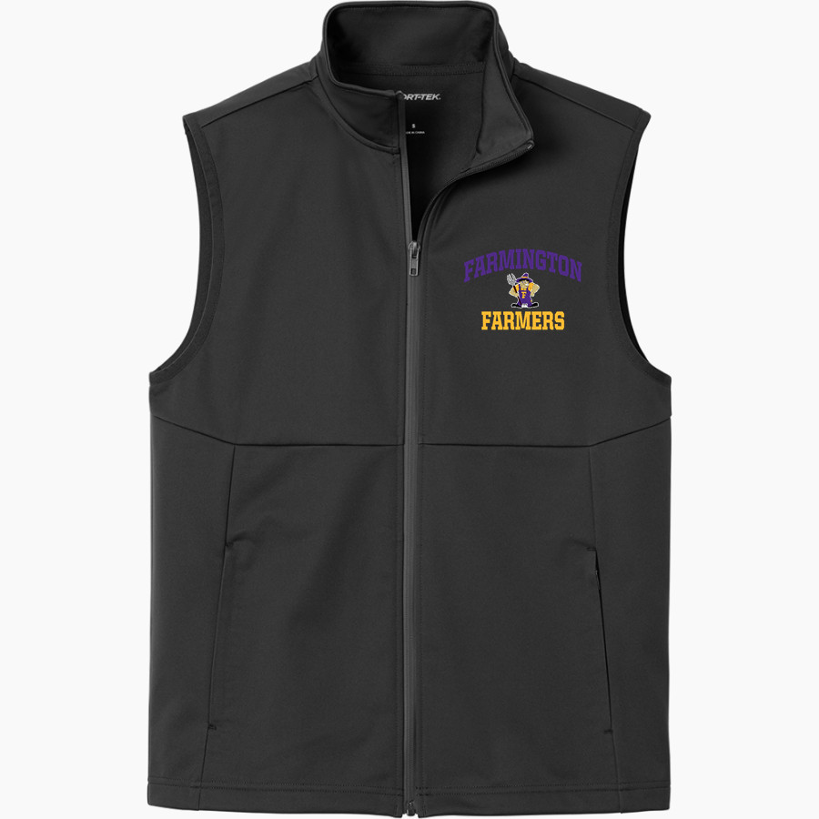 FARMINGTON HIGH SCHOOL FARMERS <span class="pdp-name-mascot">FARMINGTON FARMERS</span> Sport-Tek Men's Soft Shell Vest