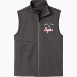Model Secondary School for the Deaf Eagles <span class="pdp-name-mascot">Laurent Clerc Eagles</span> Sport-Tek Men's Soft Shell Vest Front Thumbnail