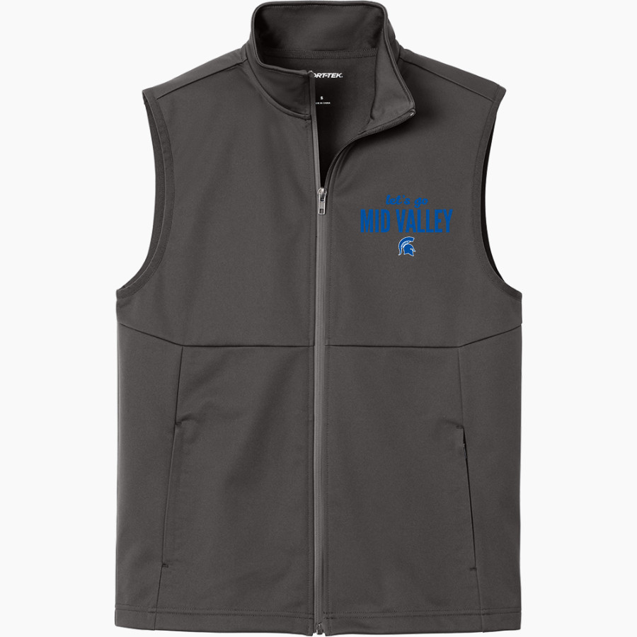 MID VALLEY HIGH SCHOOL SPARTANS <span class="pdp-name-mascot">MID VALLEY SPARTANS</span> Sport-Tek Men's Soft Shell Vest