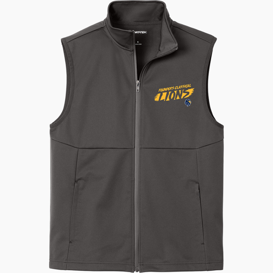 Founders Classical Lions Sport-Tek Men's Soft Shell Vest