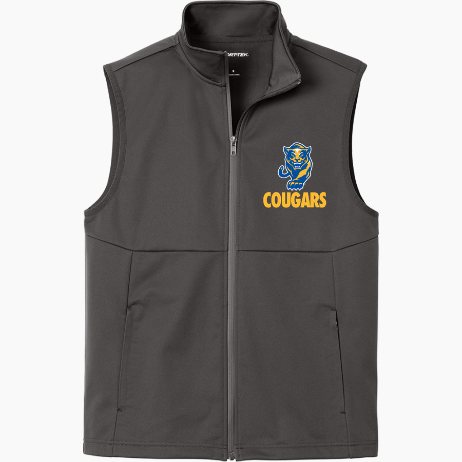 Greenfield Central Cougars Online Store <span class="pdp-name-mascot">Greenfield-Central Cougars</span> Sport-Tek Men's Soft Shell Vest