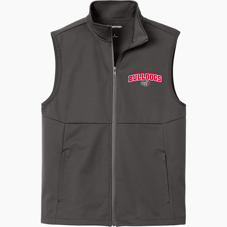 Boiling Springs Middle School bulldogs offical sideline store Sport-Tek Men's Soft Shell Vest