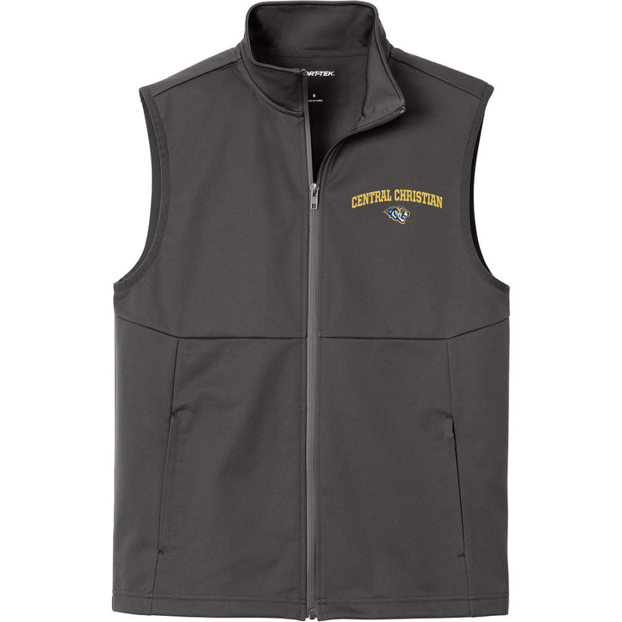 Central Christian Tigers <span class="pdp-name-mascot">Central Christian College Tigers</span> Sport-Tek Men's Soft Shell Vest