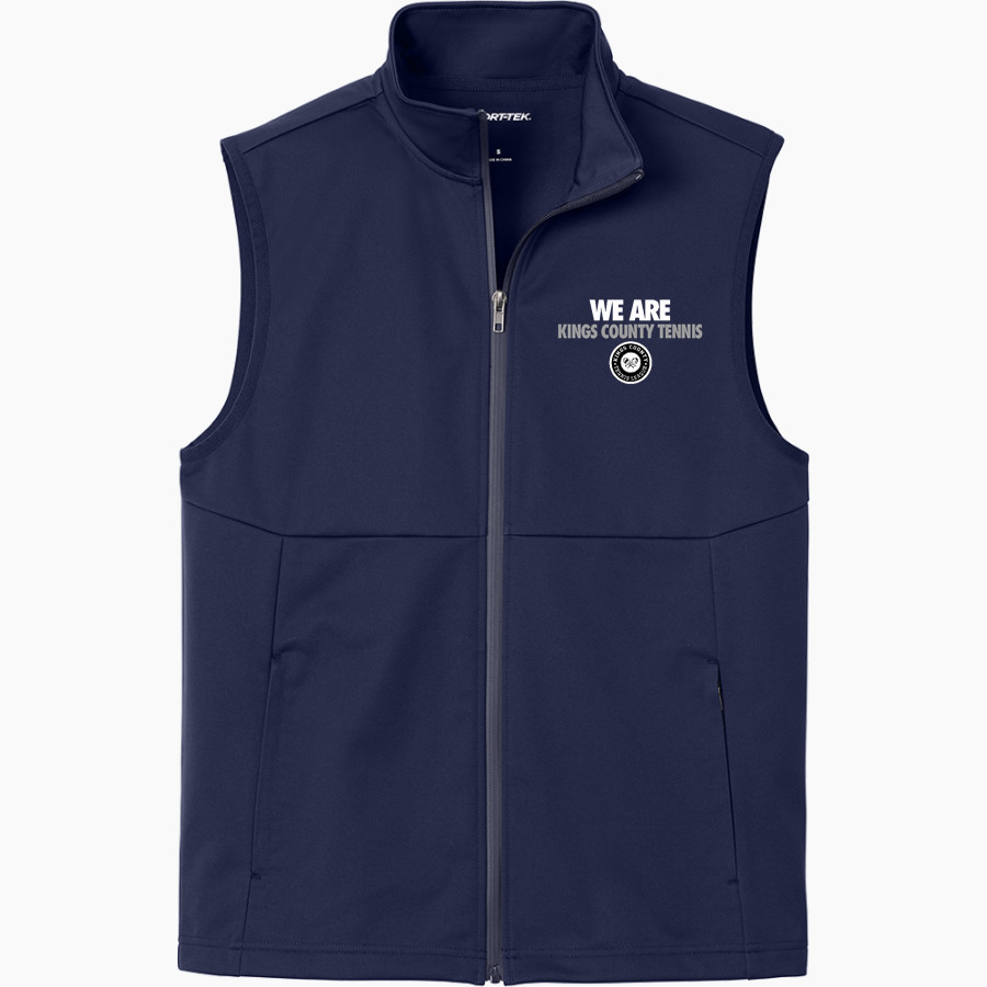 KINGS COUNTY TENNIS LEAGUE KINGS COUNTY <span class="pdp-name-mascot">KINGS COUNTY TENNIS LEAGUE</span> Sport-Tek Men's Soft Shell Vest