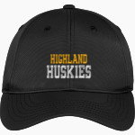 HIGHLAND HIGH SCHOOL HUSKIES Sport-Tek Dry Zone Nylon Cap Front Thumbnail