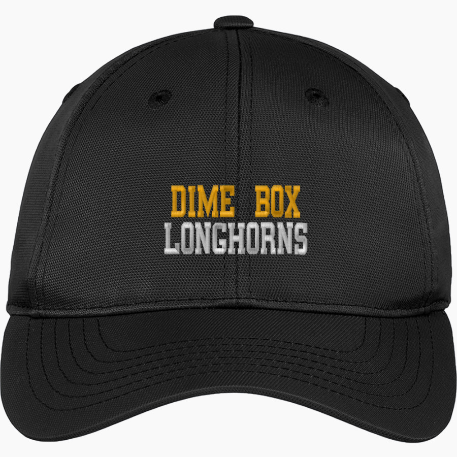 DIME BOX HIGH SCHOOL LONGHORNS <span class="pdp-name-mascot">DIME BOX LONGHORNS</span> Sport-Tek Dry Zone Nylon Cap