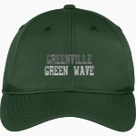 Greenville Green Wave official sideline store <span class="pdp-name-mascot">Greenville Green Wave</span> Sport-Tek Dry Zone Nylon Cap Front Thumbnail